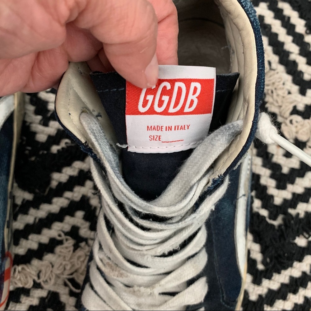 GOLDEN GOOSE
High top distressed denim sneakers - Picture 7 of 10